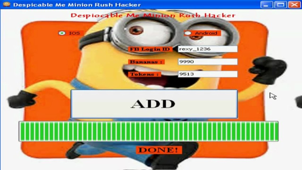 Hack Despicable Me Minion Rush Cheats Tool For All Devices mp4