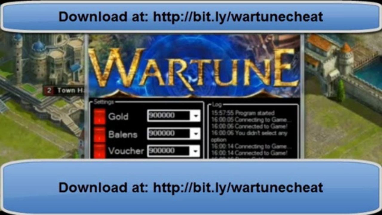 Modified Wartune  Cheat Tool Download for free