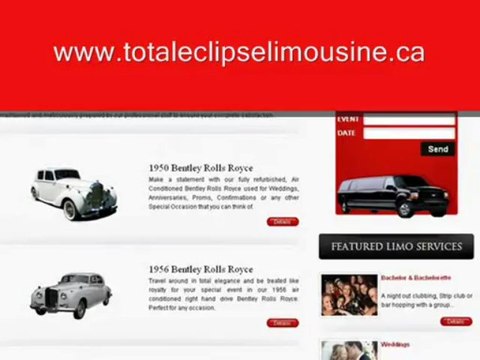 brampton mississauga limo company ontario - totaleclipselimousi