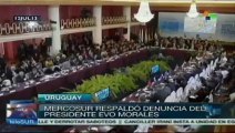 Mercosur respalda al presidente Evo Morales