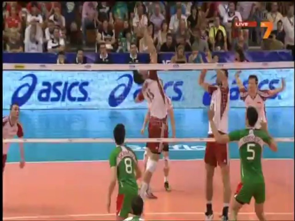 Bulgaria - Poland 12.07.2013 World League volleyball 1/2