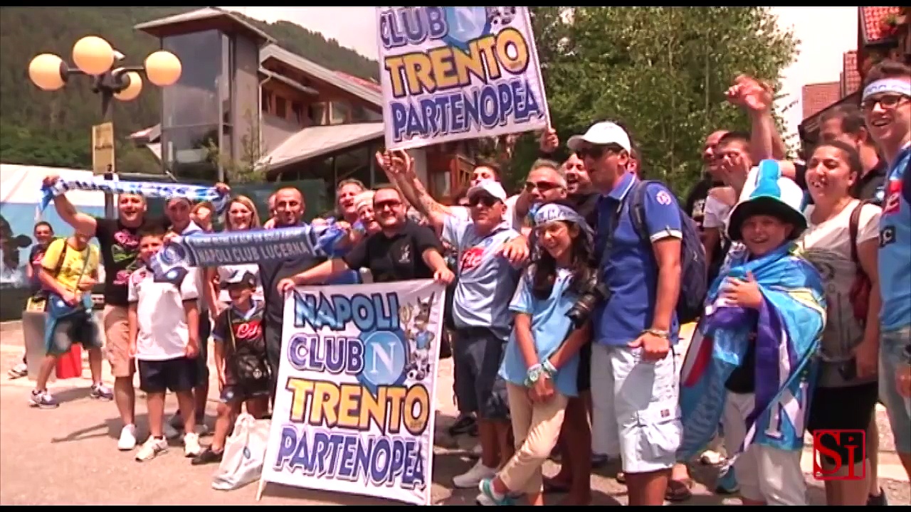 Video Dimaro (TN) - Il Napoli in ritiro, l'arrivo dei calciatori (13.07.13)