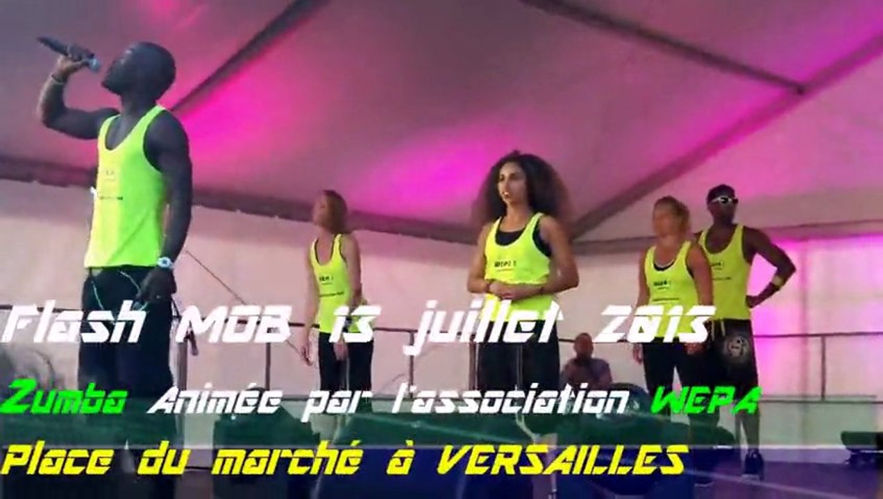 Zumba WEPA Versailles Flashmob du 13 juillet 2013