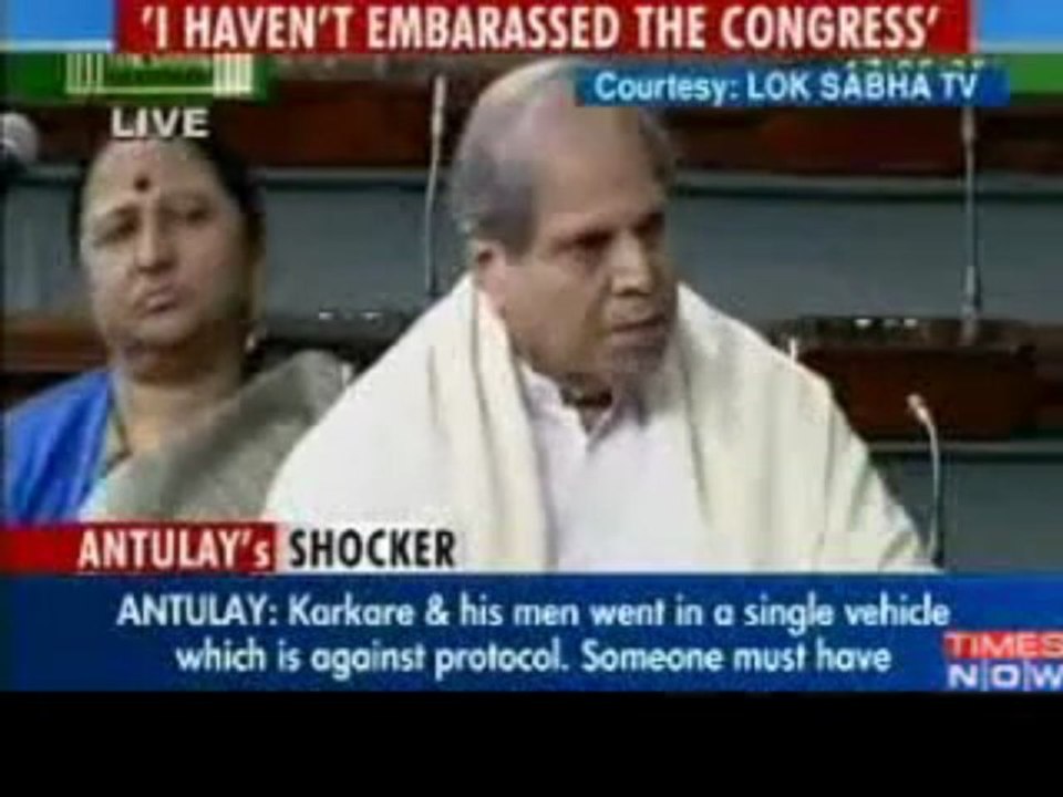 Indian minster labelled as pro pakistani when trying to expose the real truth of  mumbai drama
