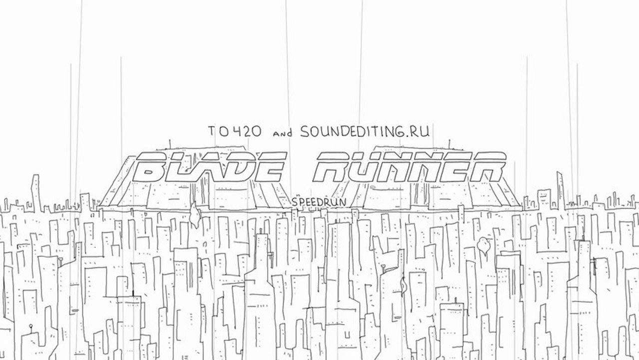Blade Runner in 60 seconds (Speedrun)
