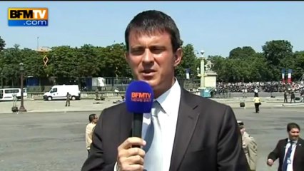 Valls: "Ce ne sont pas quelques grincheux qui vont gâcher la fête" - 14/07