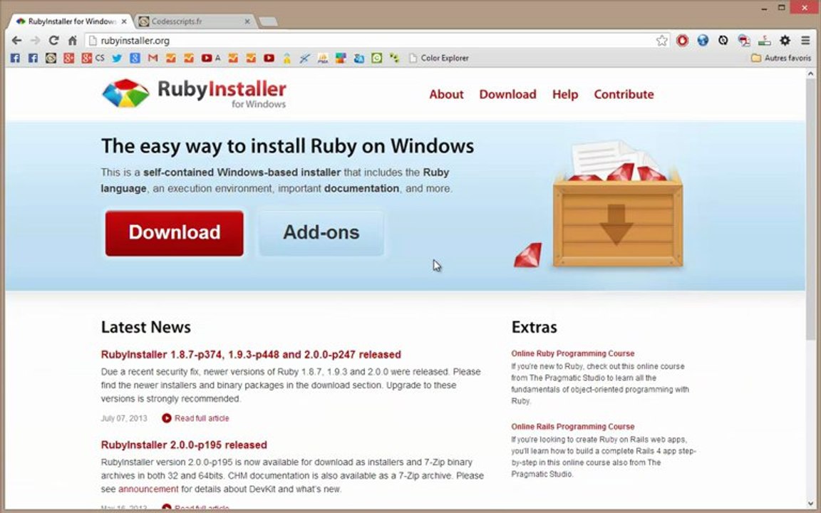 Installer Ruby Sass et Compass avec le terminal Windows