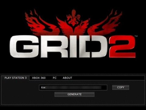 Grid 2 CD Key Generator + Steam ( Working 100 % )