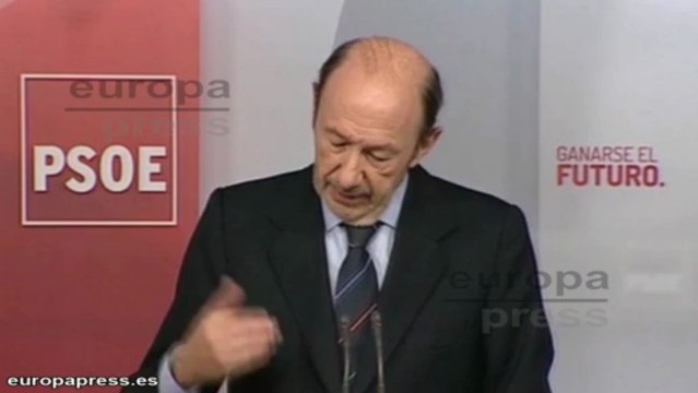 Rubalcaba pide la dimisión de Rajoy por caso Bárcenas