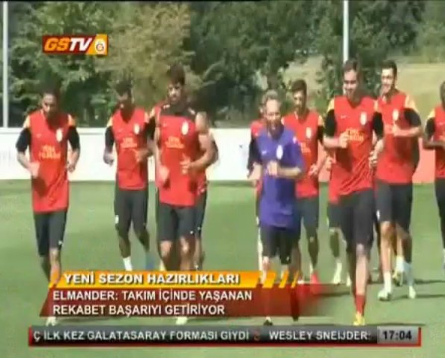 Galatasaray - İngiltere Kampı / Selçuk ve Elmander'in Açıklamaları (14.07.2013)