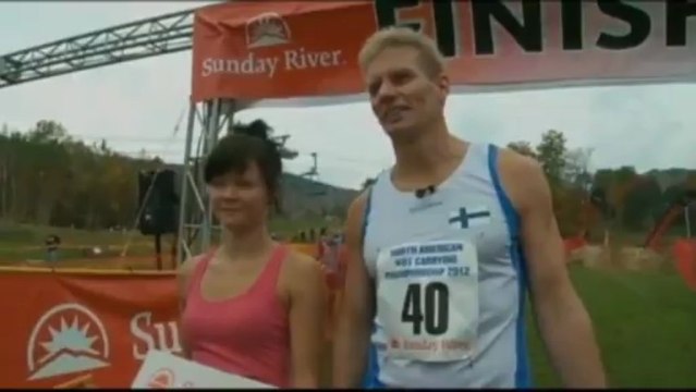 Wife Carrying Championship 2013 Finland