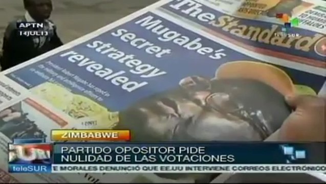 Denuncian opositores anomalías en votaciones en Zimbabue
