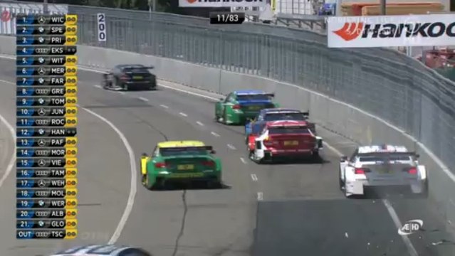DTM 2013 Norisring Race Tomczyk crash