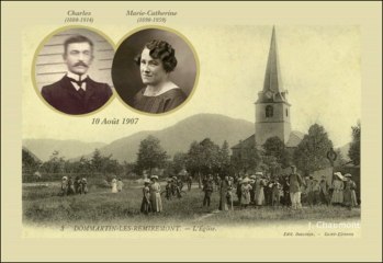 Charles et Marie-Catherine, 10 Août 1907
