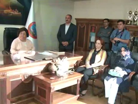 efe ağrı belediyesinde başkan akşit ziyaretinde