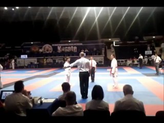 KARATE: JACKY DETAILLE (FRA) Vs EAMON YORE (IRL) WUKF WORLD CHAMPIONSHIPS 2013