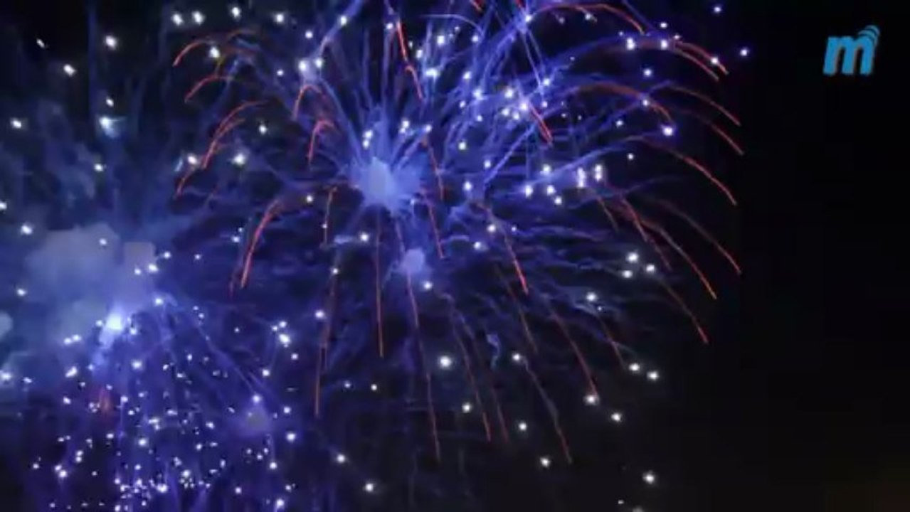 Feu d'artifice 14 juillet 2013 Aigues-Mortes Gard France