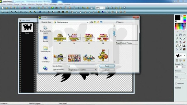 tutoriel photofiltre signature simple