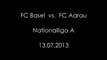 Szene Aarau - FC Basel vs. FC Aarau (NLA)