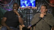 Idris Elba And Charlie Hunnam Interview -- Pacific Rim