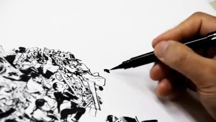Kim jung gi _ Awesome demonstration of drawing_