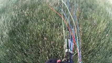 Escalgrain , vol au coucher de soleil