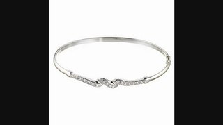 9ct White Gold Cubic Zirconia Twist Bangle Review