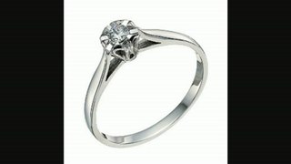 9ct White Gold Diamond Solitaire Ring Review