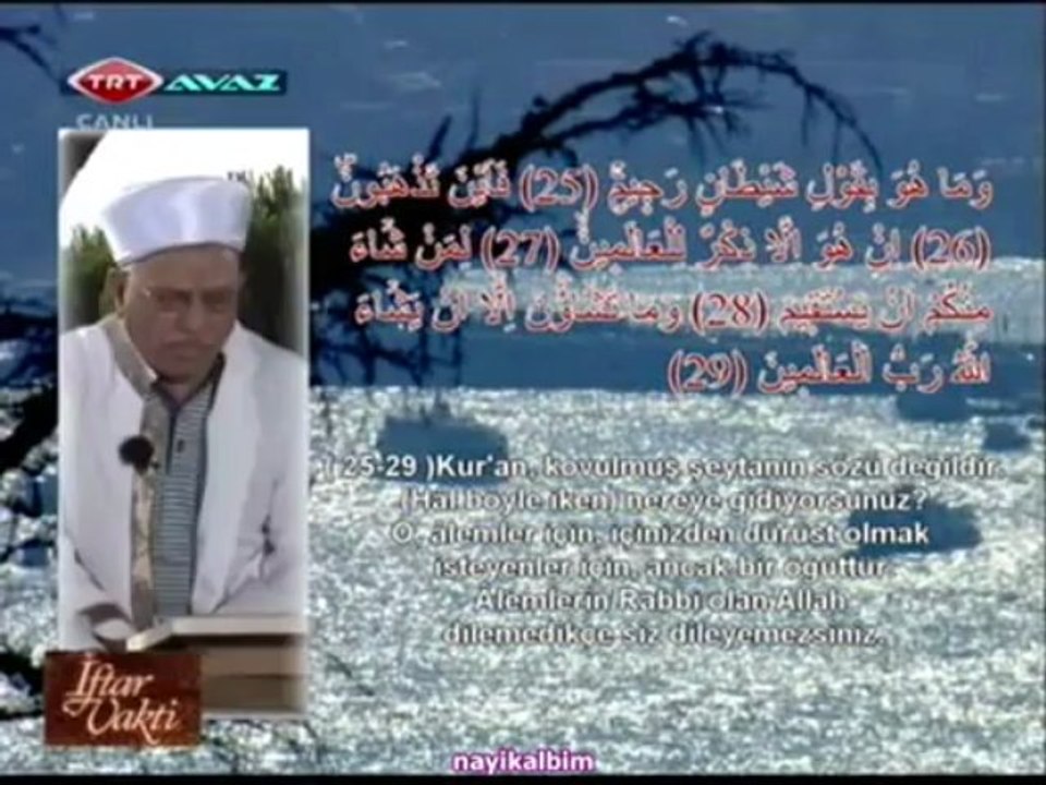 Şahset Özpolat Fatiha Tekvir Tebbet Ramazan 2013