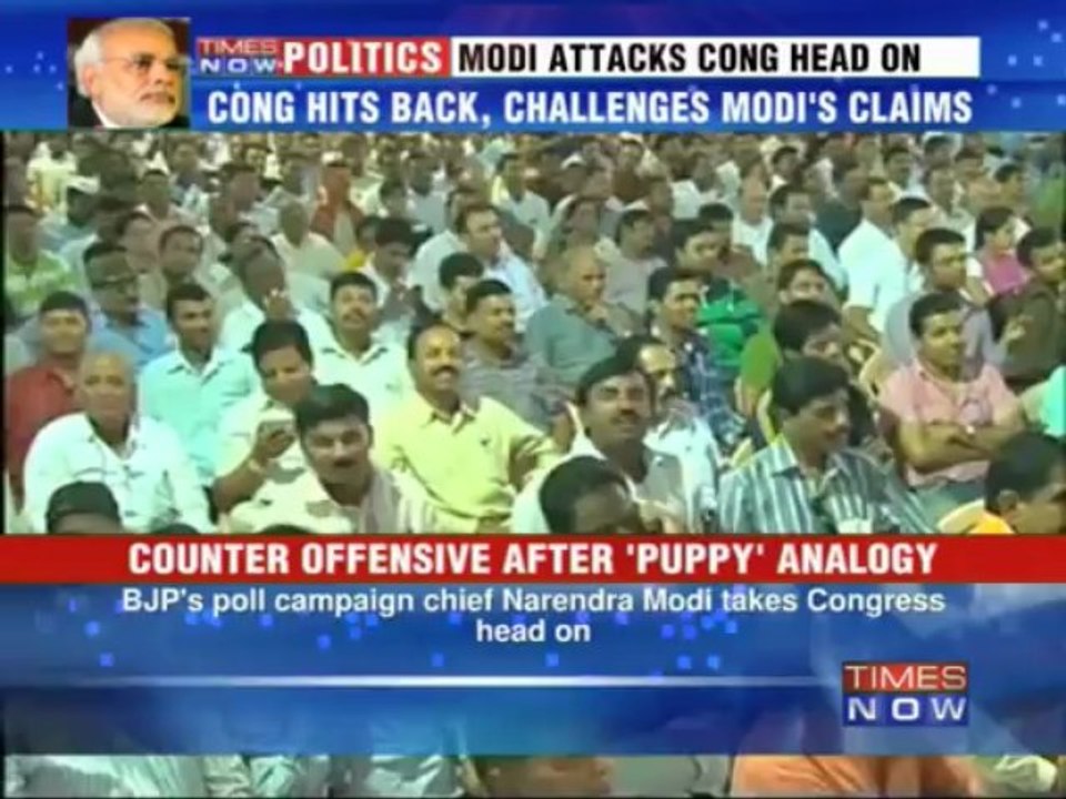 Bitter fight between Congress and Modi
