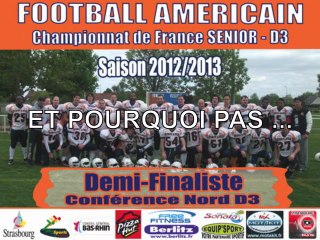 Le Minotaure de Strasbourg: Football Américain 2013-2014