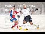 Live Football Stream USA vs Costa Rica 16 July