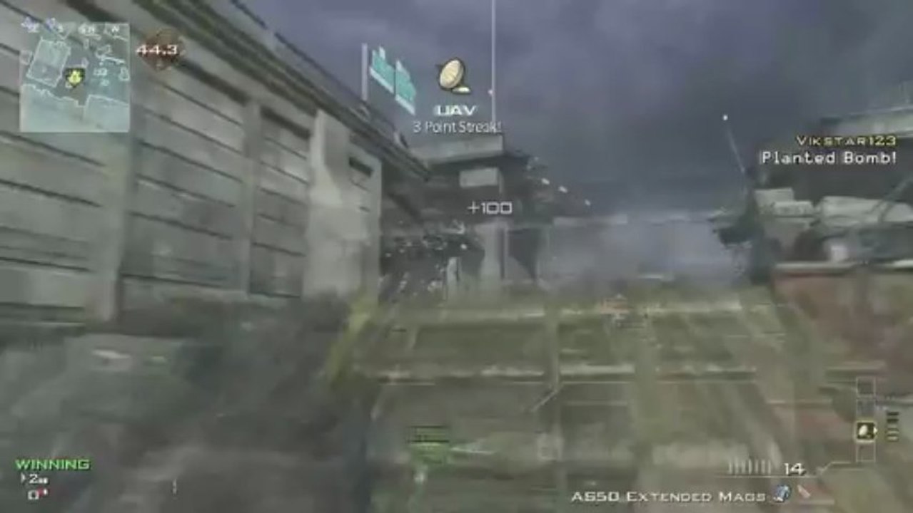 MW3 Interchange Throwing Knife Tutorial / Throwing Knife Spots