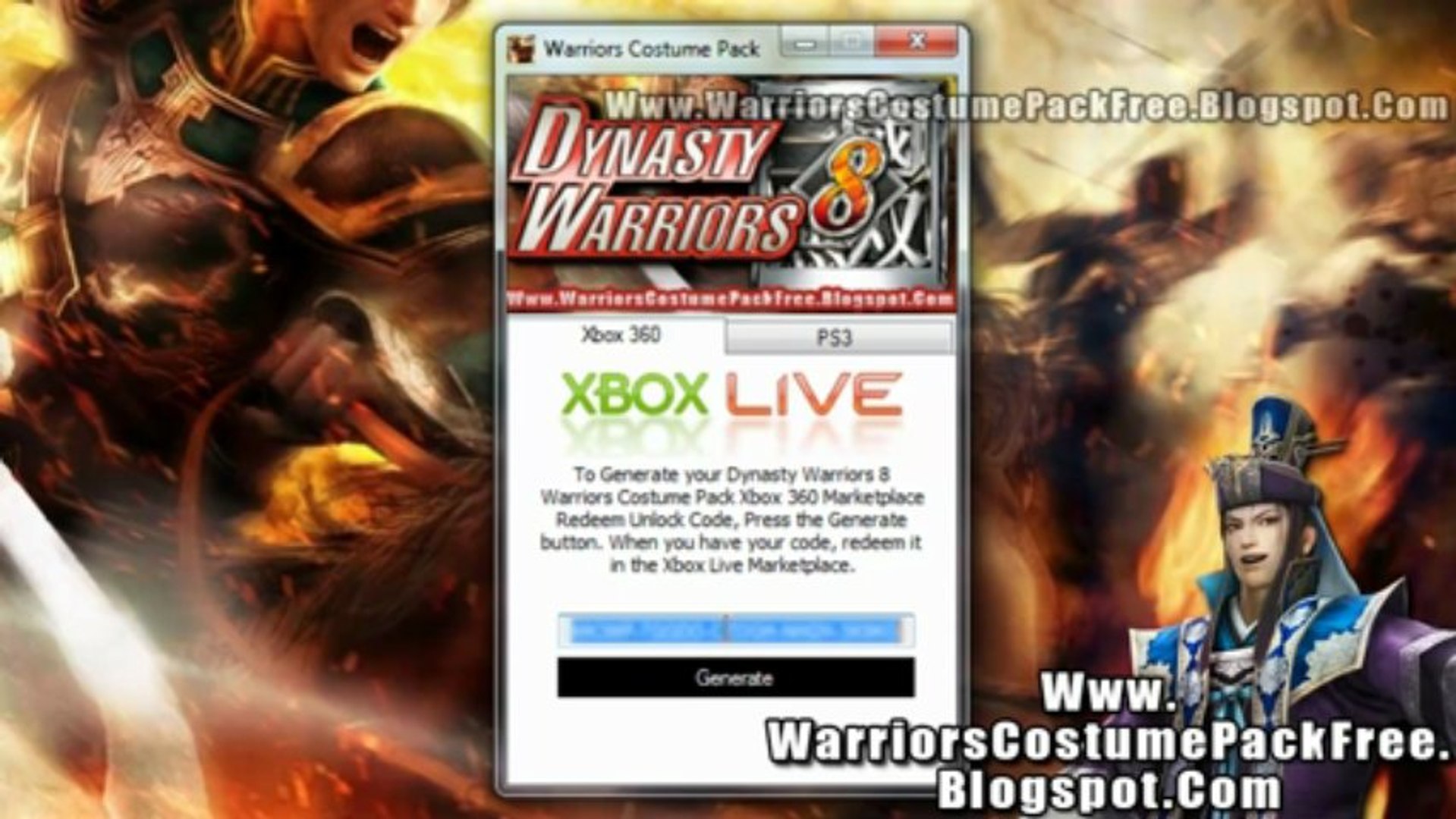 Dynasty Warriors 8 Warriors Costume Pack Dlc Free Download Video Dailymotion