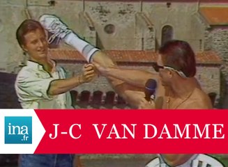 Jean-Claude Van Damme en démo avec Vincent Perrot - Archive vidéo INA