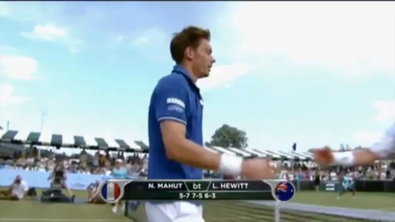 Newport: Final-Kampf zwischen Hewitt und Mahut