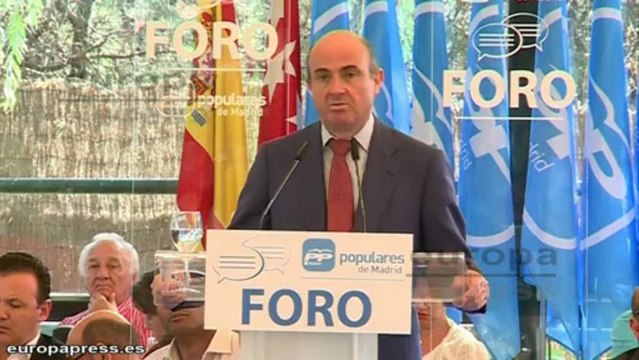 Guindos: No me preocupa lo percepción de los inversores