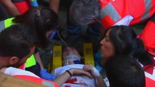 Australian woman gored at Pamplona bull run
