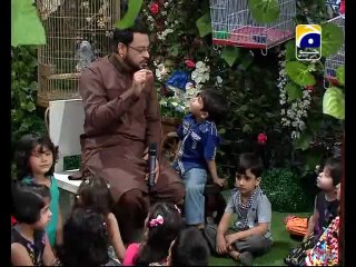 5th Iftari Charind Parind Part 1 in Amaan Ramazan with Aamir Liaquat 1434h 15-7-2013