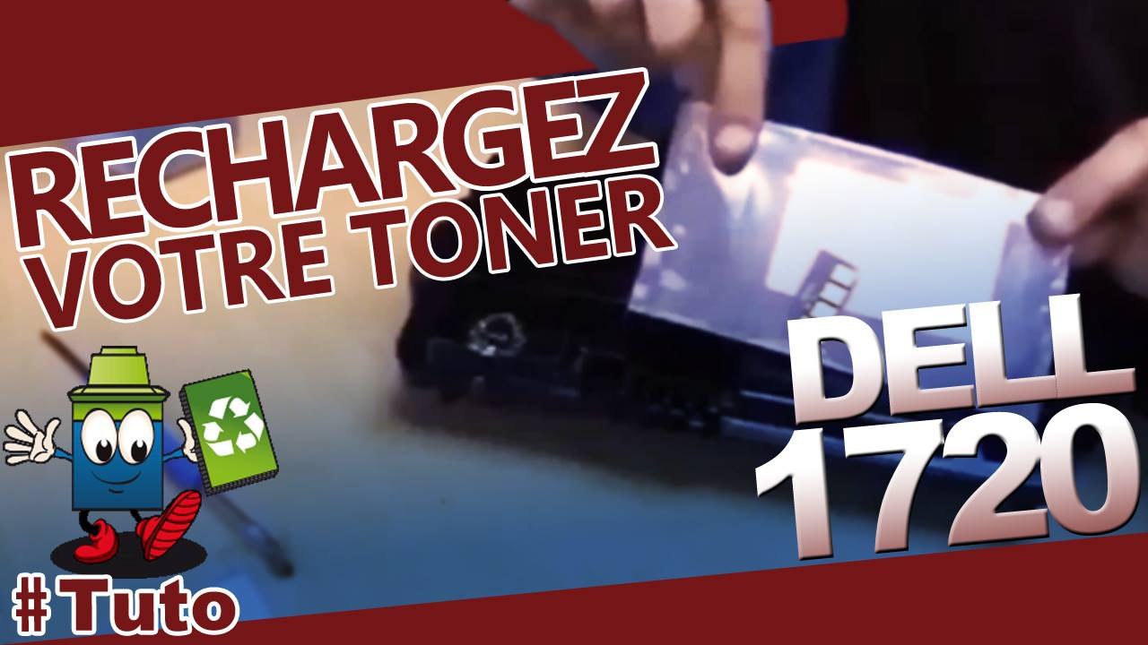 Comment recharger une cartouche toner Dell  1720