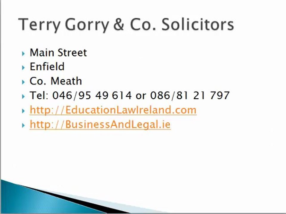 9 Legal Problem Areas for Schools in Ireland