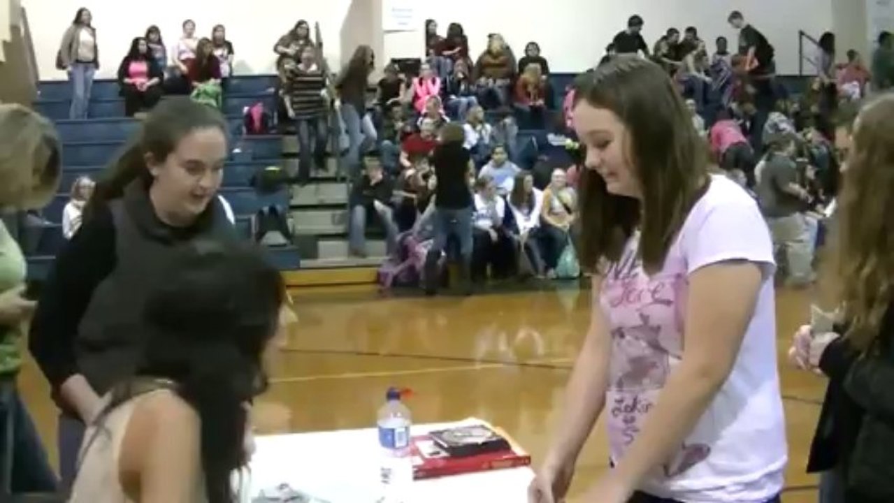 HCMS School Meet and Greet after Concert December 2012 Atlanta Singer Lexi