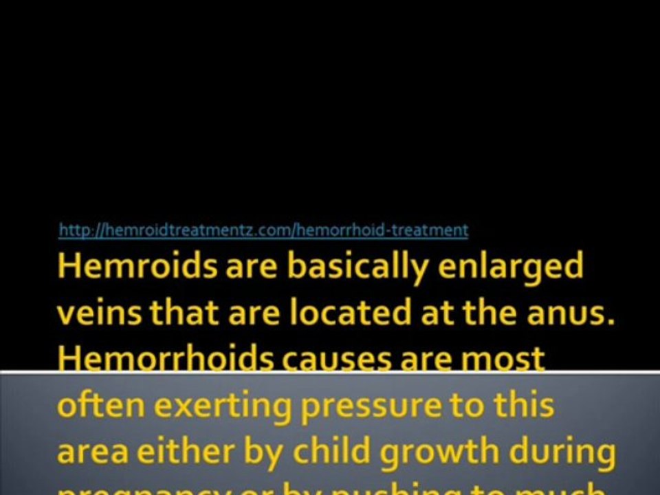 hemorrhoid treatment
