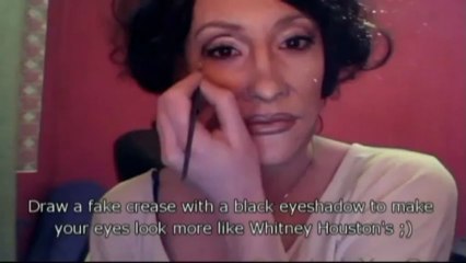 WHITNEY HOUSTON make up TRANSFORMATION!!!