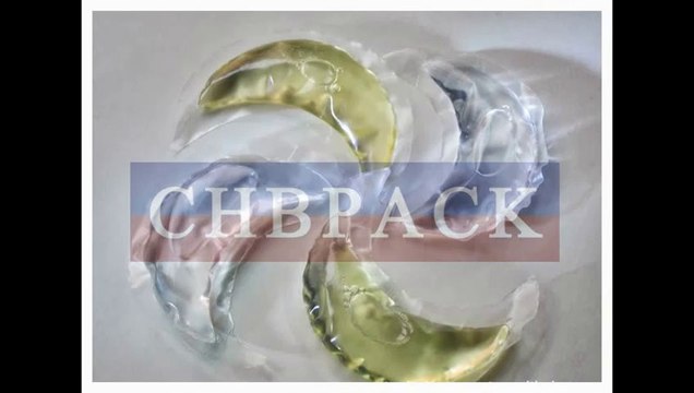 Tide pods packaging machine (Water soluble film packaging)