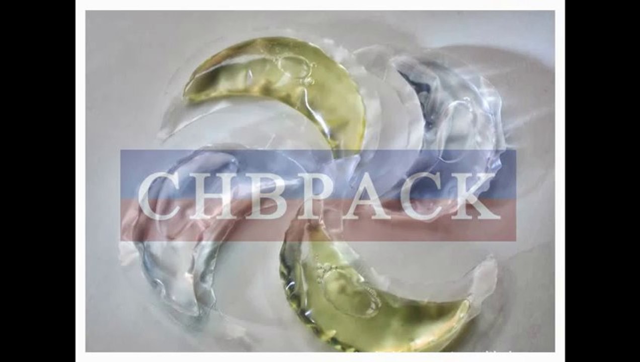 Tide pods packaging machine (Water soluble film packaging)