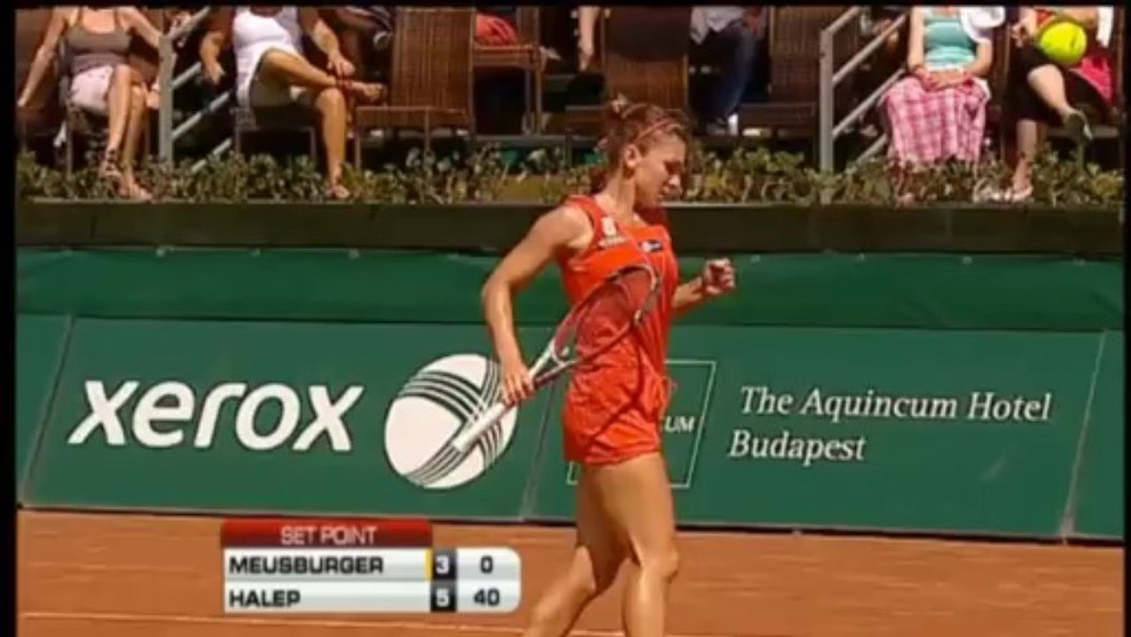 Budapest: Halep zerstört Meusburgers Titel-Traum