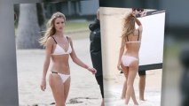 Rosie Huntington-Whiteley Shows Off Her Flawless Bikini Body in Australia