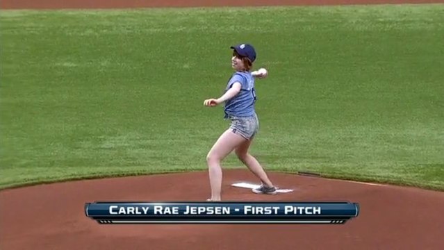 Carly Rae Jepsen First Pitch Fail