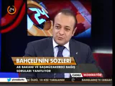 Egemen Bağış, 24'e konuk oldu